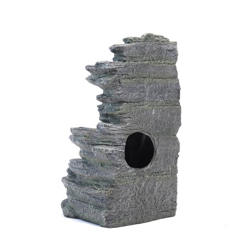 Aluminium 4 Piece Sofa Set Anthracite Grey + Garden Water Feature Outdoor LED Waterfall Fountain Rockery Decor Bundle