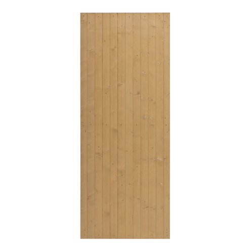 Living and Home Garden Flat Top Pine Wood Gate Kit, 79cm W X 183cm H