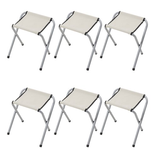Living and Home Folding Picnic Table Set with 6 Stools