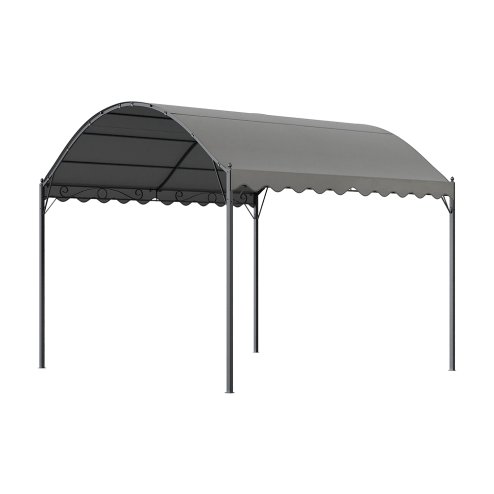 Living and Home 3x3M Outdoor Metal Arched Pergola with Shade