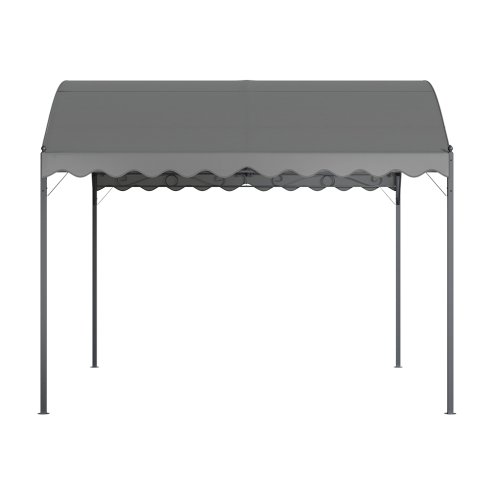 Living and Home 3x3M Outdoor Metal Arched Pergola with Shade
