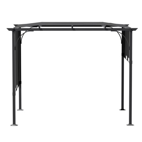 Living and Home 3x3m Outdoor Pergola with Adjustable Canopy