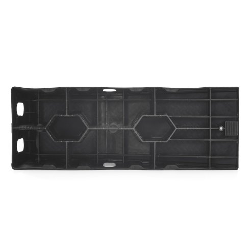 Living and Home 2Pcs Portable Rubber Vehicle Access Ramp Set 2.5 T Car Maintenance Ramps Lifting Tools, Black