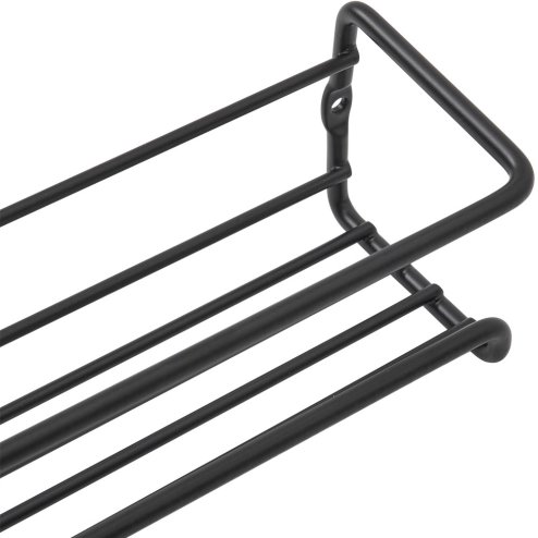 Living and Home Set of 4 Wall Mount Metal Wire Spice Rack