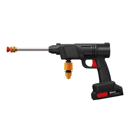 Living and Home 18.5V Portable Cordless Electric Handheld 2 Battery Pressure Washer Cleaner, Water Plants, Clean Vehicles