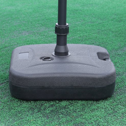 Living and Home 20kg PP Square Plastic Water and Sand Filled Freestanding Parasol Base