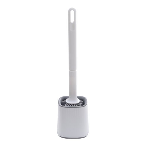 Living and Home Flexible Silicone Toilet Brush and Holder