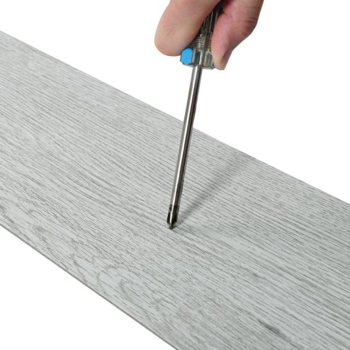 Living and Home 36pcs PVC Wooden Self-adhesive Laminate Flooring Planks for Home Decor