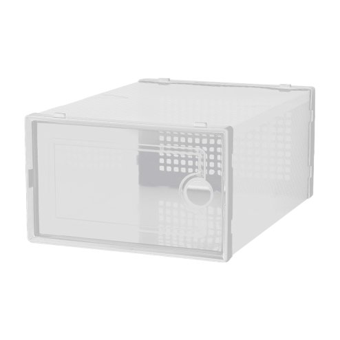 Living and Home 12pcs Stackable Shoe Storage Box Organiser White