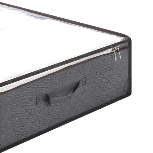 Living and Home Fabric Clothes Quilt Storage Box with Handles
