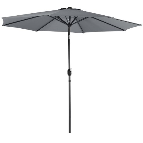 Living and Home 3M Large Rotating Patio Parasol for Outdoor Sunshade and Rain