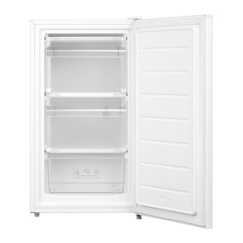 60 L Freestanding Under Counter Upright Freezer, Adjustable Thermostat, White