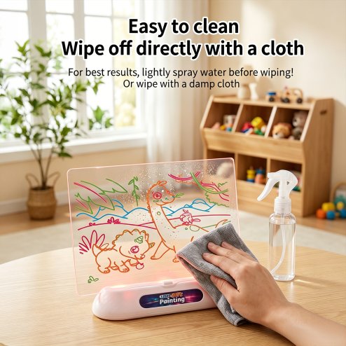 Living and Home Light Up Drawing Board for Kids, Preschool Learning Educational Toys
