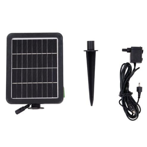 Living and Home 3-Tier Solar-Powered Water Fountain Outdoor Gardening Decor Water Feature with LED Lights