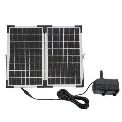 Living and Home 20W Outdoor Solar Fountain Pump Kit