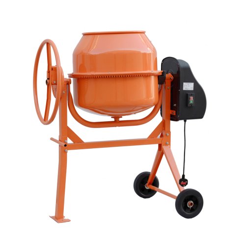Living and Home 120L Electric Portable Cement Concrete Mixer with Wheels