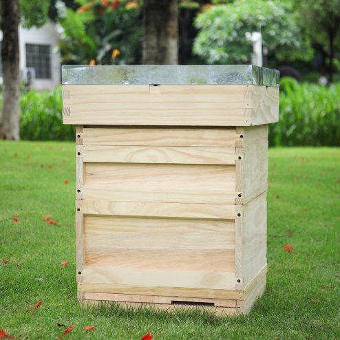 Living and Home Wooden Beehive Starter Kit