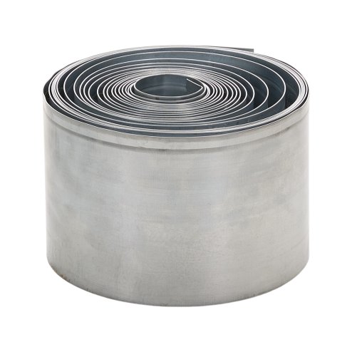 Living and Home Silver Metal Garden Edging, 5m L x 14cm H
