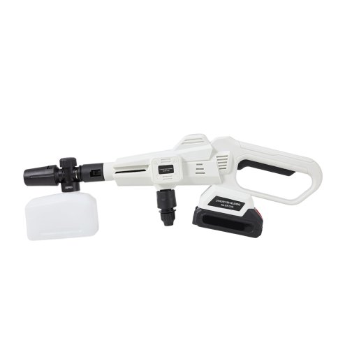 Living and Home 21V Cordless Handheld Pressure Washer Cleaner with 2 Batteries, White+Black