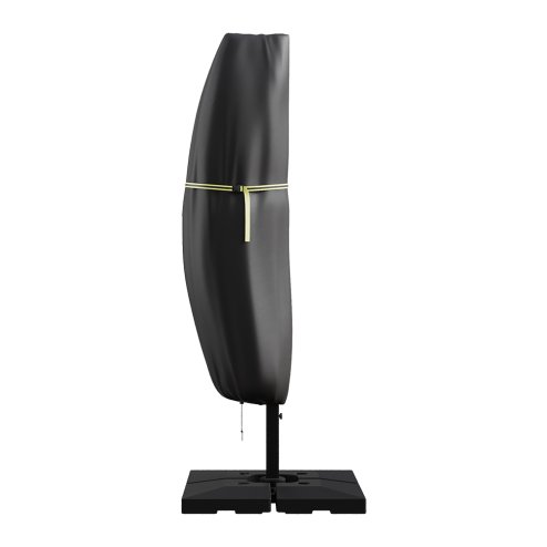 Living and Home Waterproof Cantilever Parasol Cover with Zipper and Rod