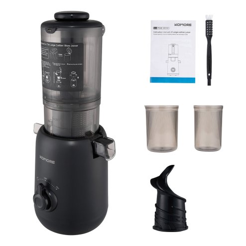 Living and Home 200W Cold Press Juicer Slow Masticating Machine