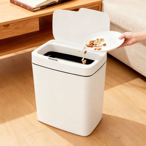 Living and Home 18L Battery Powered Automatic Motion Sensor Rubbish Bin