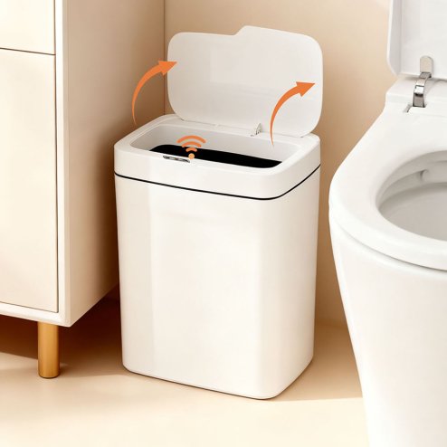Living and Home 18L Battery Powered Automatic Motion Sensor Rubbish Bin