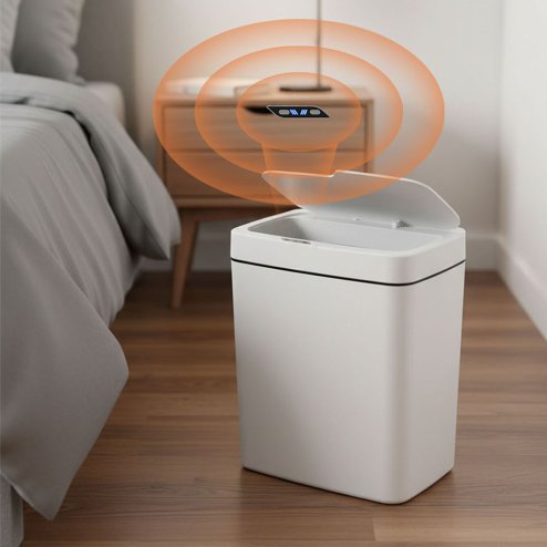 Living and Home 18L Battery Powered Automatic Motion Sensor Rubbish Bin