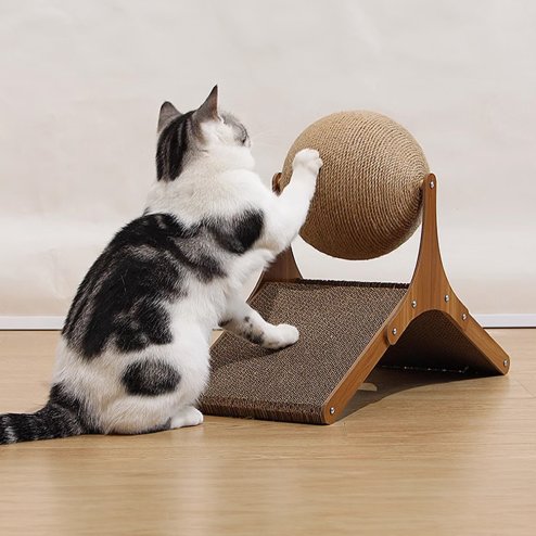 Living and Home Cat Scratching Boards with Sisal Ball Pet Toy