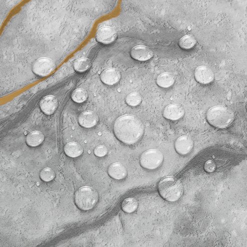Living and Home 10Pcs Self-Adhesive Marble Pattern Wall Tile Stickers