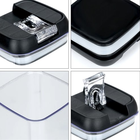 Living and Home 7Pcs Airtight Food Storage Containers with Clasp Lids