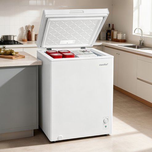 99L Freestanding Chest Freezer with Digital Temperature Control