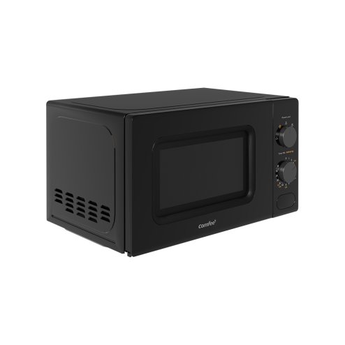 700W 20L Countertop Microwave Oven with Dual Knob, Quick Defrost Function, 5 Power Levels