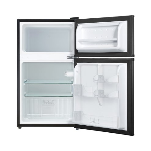 87L Under Counter Fridge Freezer  with Removable Shelves, Drawer