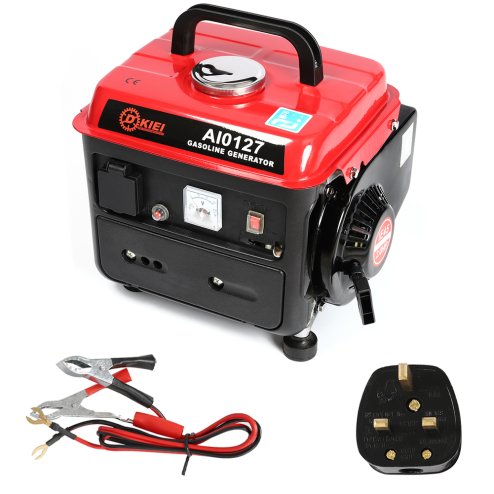 Living and Home Petrol Powered Electric Generator Portable Power Station 4L 
