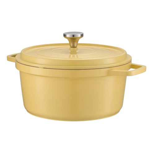 Living and Home 4.75 L Enameled Dutch Oven with Dual Handles and Lid