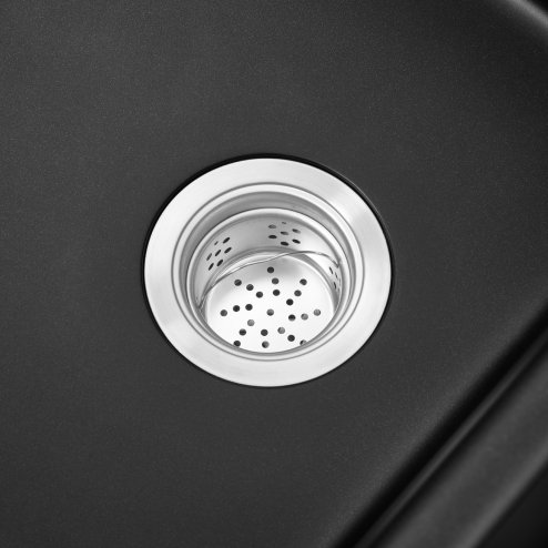 Living and Home Double Bowl Quartz Resin Composite Kitchen Sink with Waste Kit