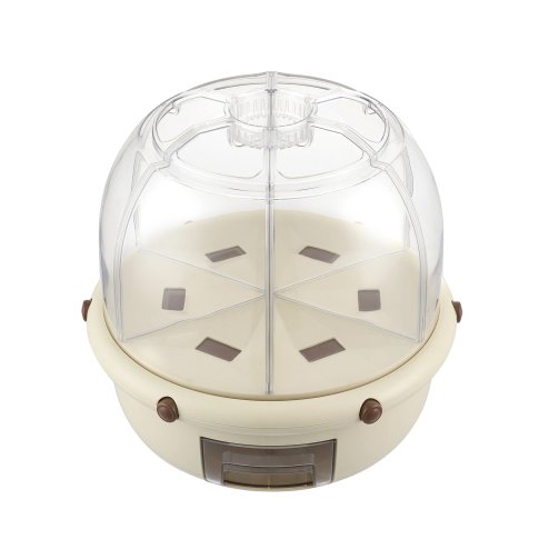Living and Home 10L 360° Rotating Grain Dispenser Storage Container with Airtight Lid