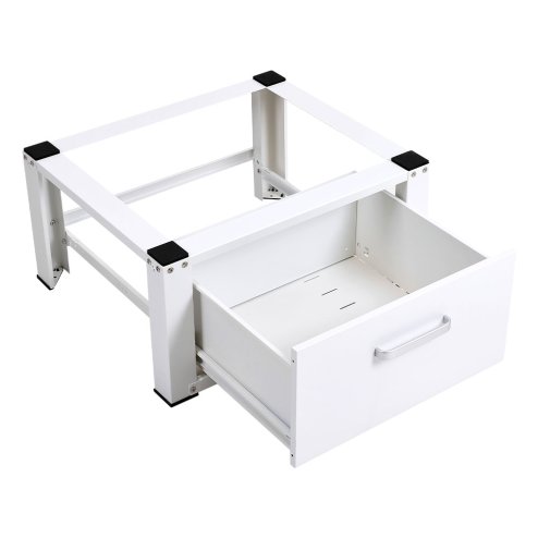 Living and Home Washing Machine Dryer Pedestal with Drawer