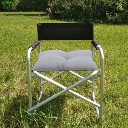 Light Grey Garden Bench Cushion Patio Swing Chair Cushion Indoor Outdoor Furniture Seat Pad, 60x40cm