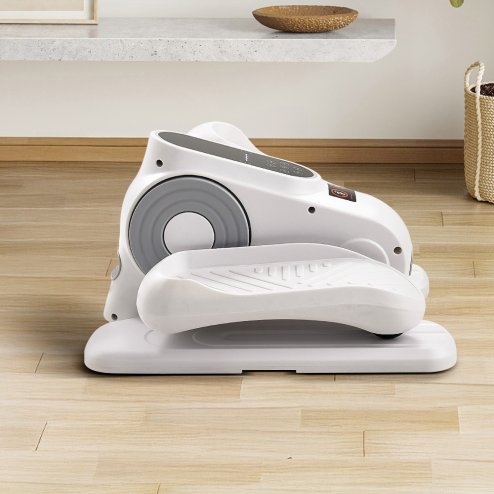Living and Home 12-Speed Under-desk Electric Elliptical Machine Arms Legs Trainer