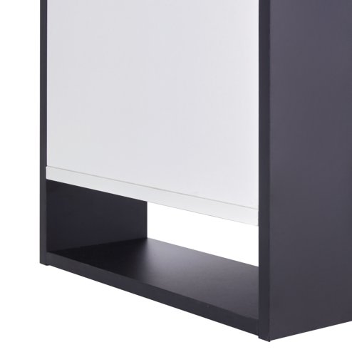 Living and Home Recessed Electric Fireplace TV Stand with Remote Control
