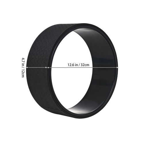 Living and Home TPE Yoga Wheel with PP Inner Core