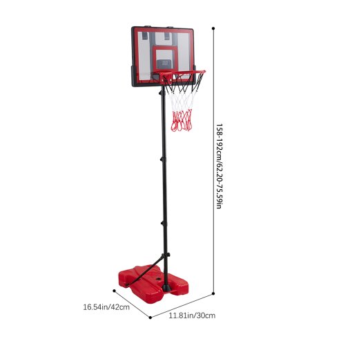 Living and Home 183cm Electronic Scoring Basketball Hoop – Standalone Set with 4 Balls & Pump