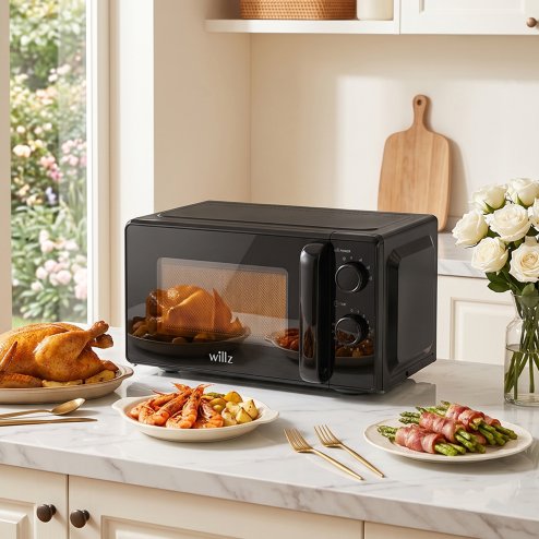 700W 20L Kitchen Mechanical Microwave Oven