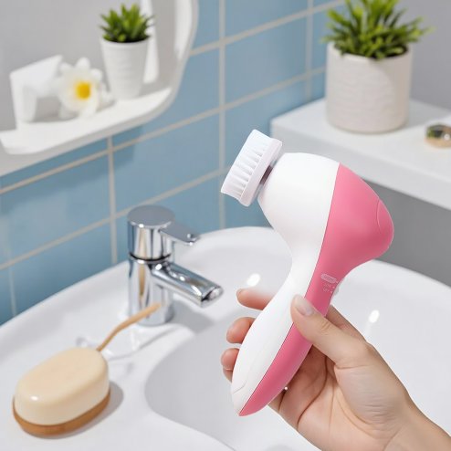 5 in 1 Electric Facial Cleansing Brush Set