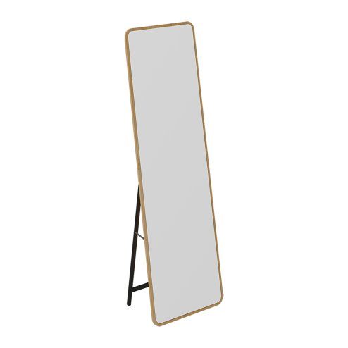 Rectangular Wood Framed Full Length Mirror, 160cm W x 50cm D