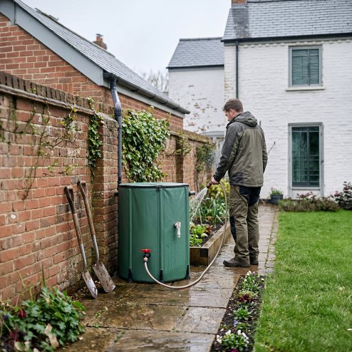 380L Collapsible Rain Barrel with Filter
