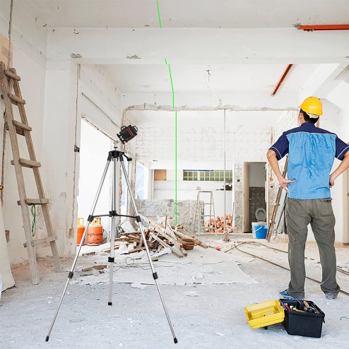 Living and Home 70cm W x 150cm H Universal Tripod for Laser Level