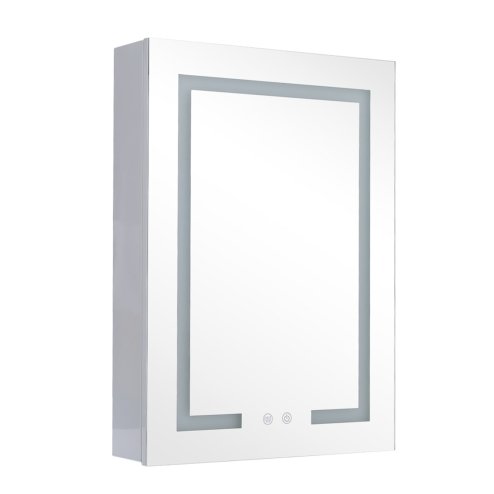 Anti-Fog LED Mirror Cabinet with Touch Control